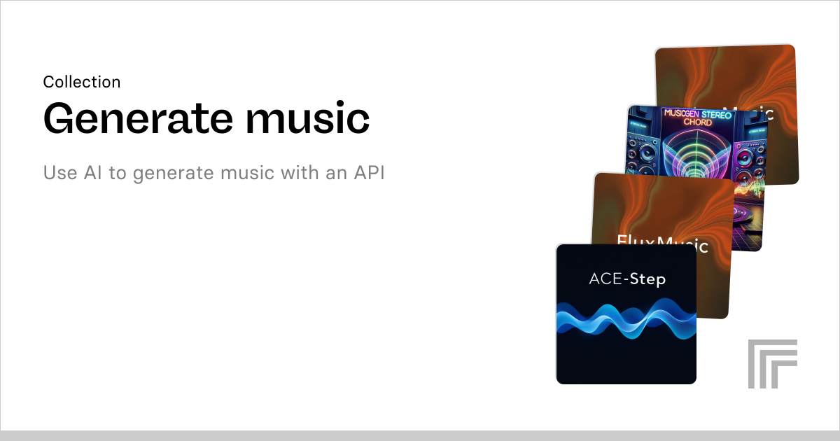 Generate music with AI via API - Replicate