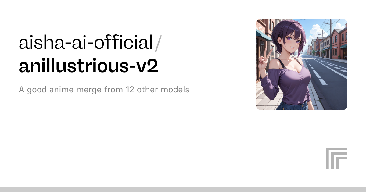 aisha-ai-official/anillustrious-v2 | Run with an API on Replicate