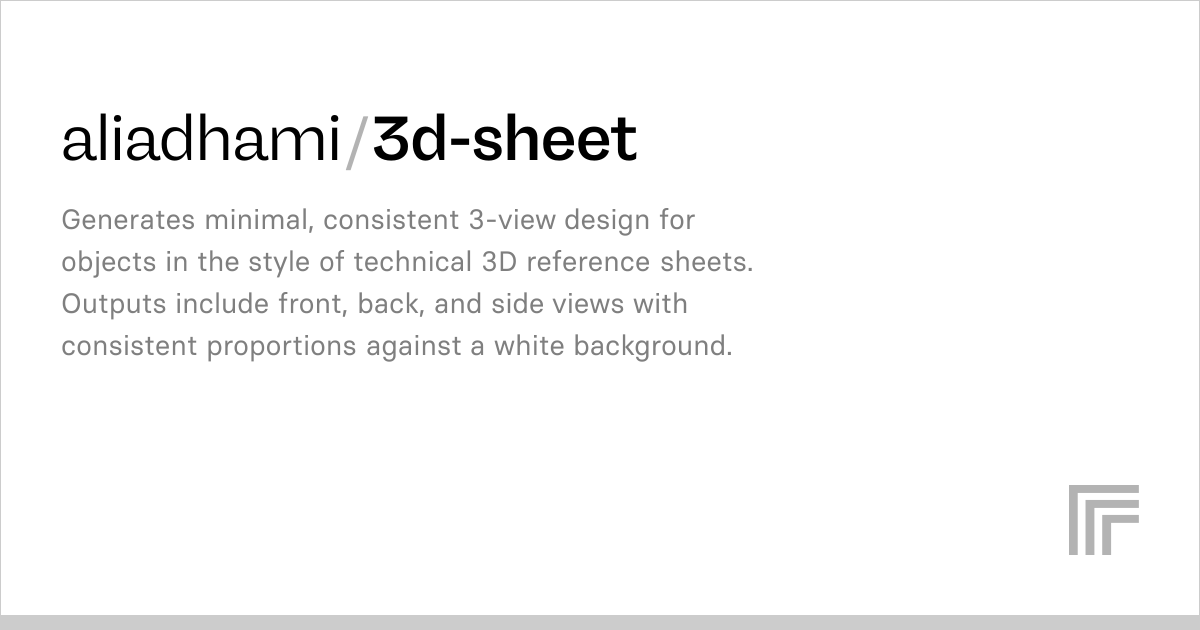 aliadhami/3d-sheet | Run with an API on Replicate