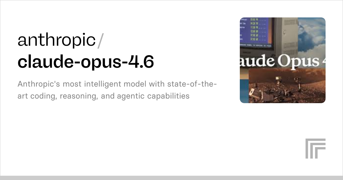 Claude Opus 4.6 | Language Model API