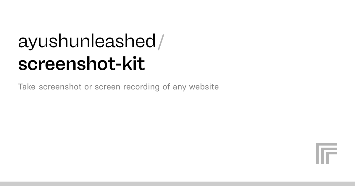 Examples – ayushunleashed/screenshot-kit | Replicate