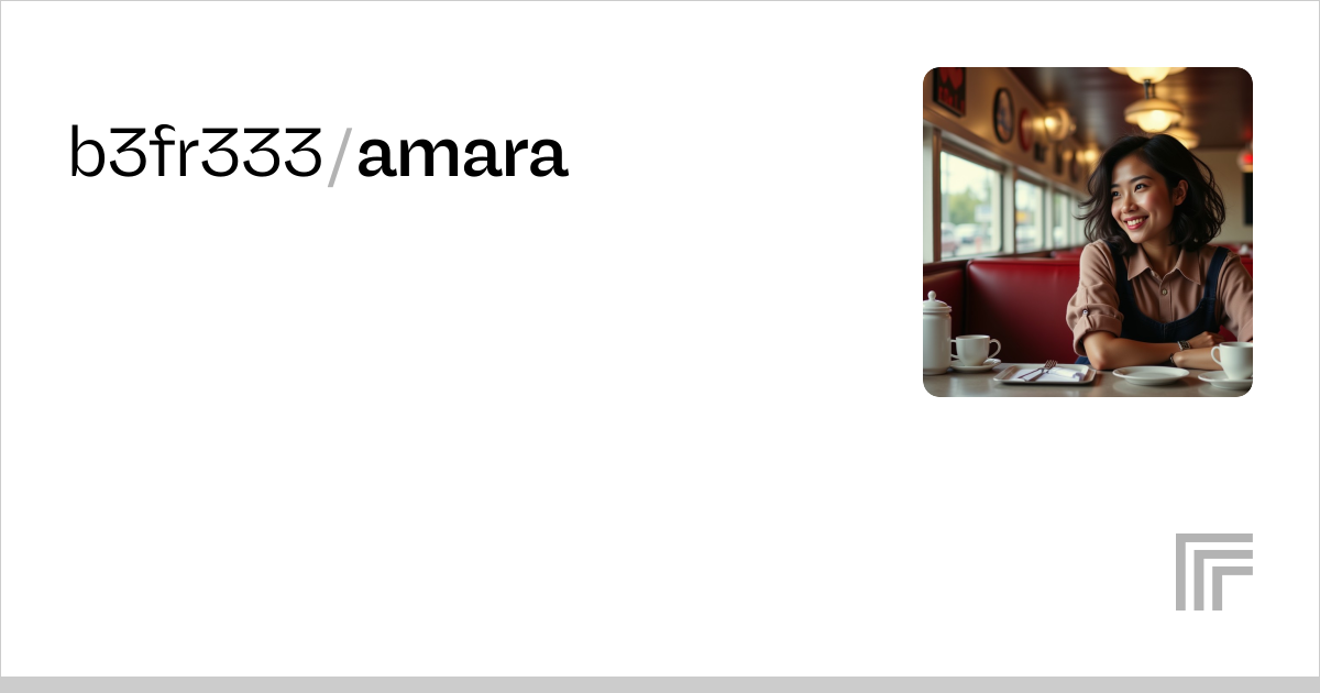 b3fr333/amara | Run with an API on Replicate
