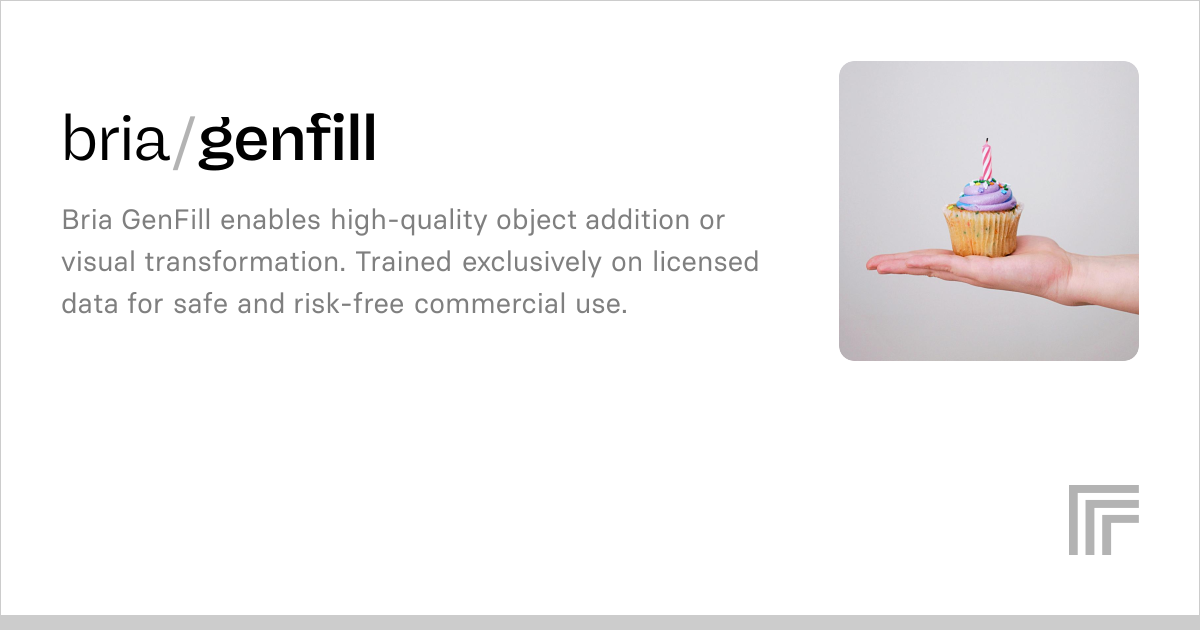 Bria Genfill | AI Generative Fill