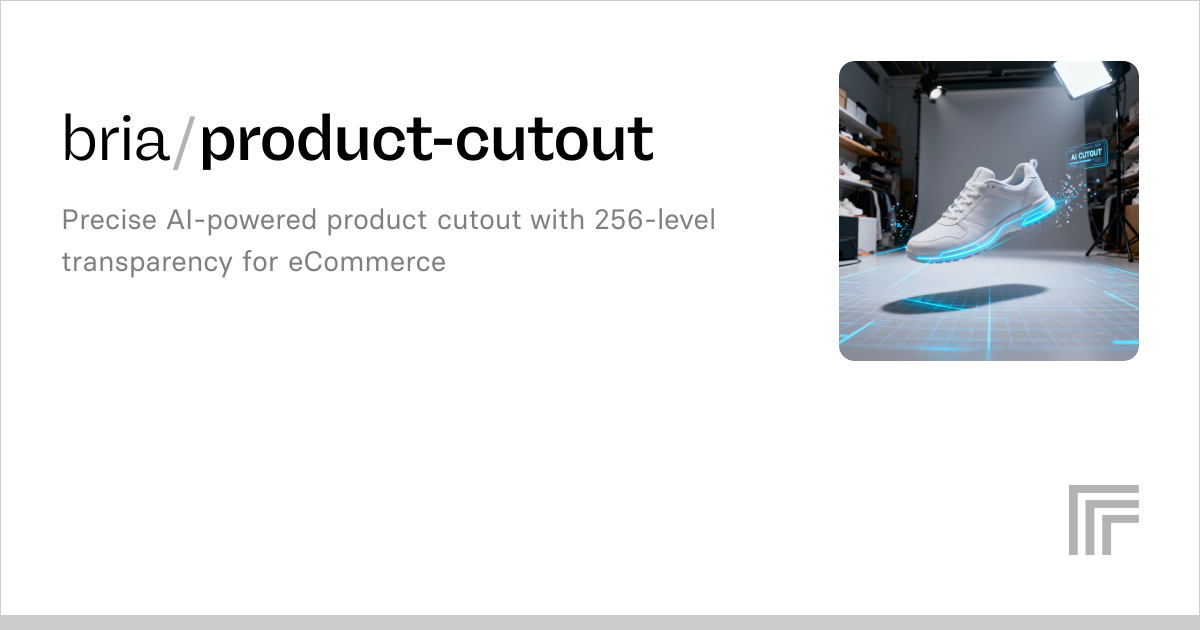BRIA Product Cutout | Background Removal API