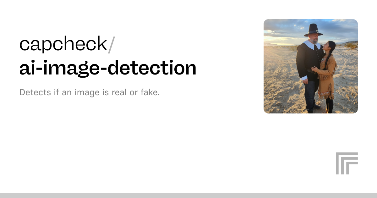capcheck/ai-image-detection | Run with an API on Replicate