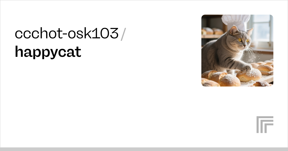 Examples – ccchot-osk103/happycat | Replicate