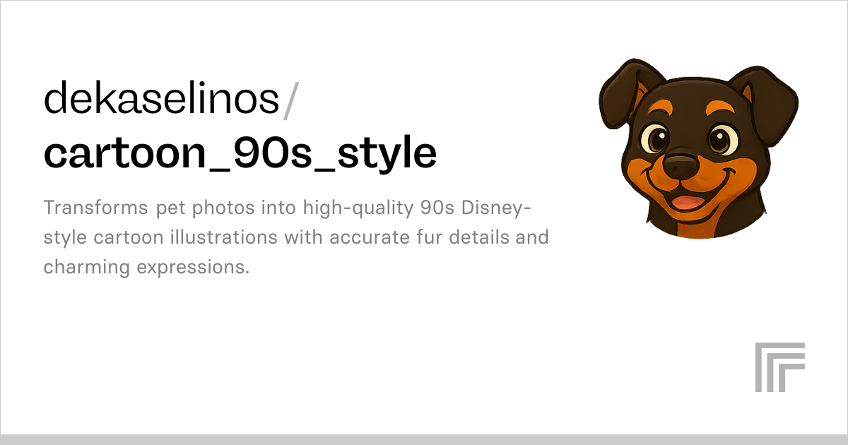 dekaselinos/cartoon_90s_style | Run with an API on Replicate