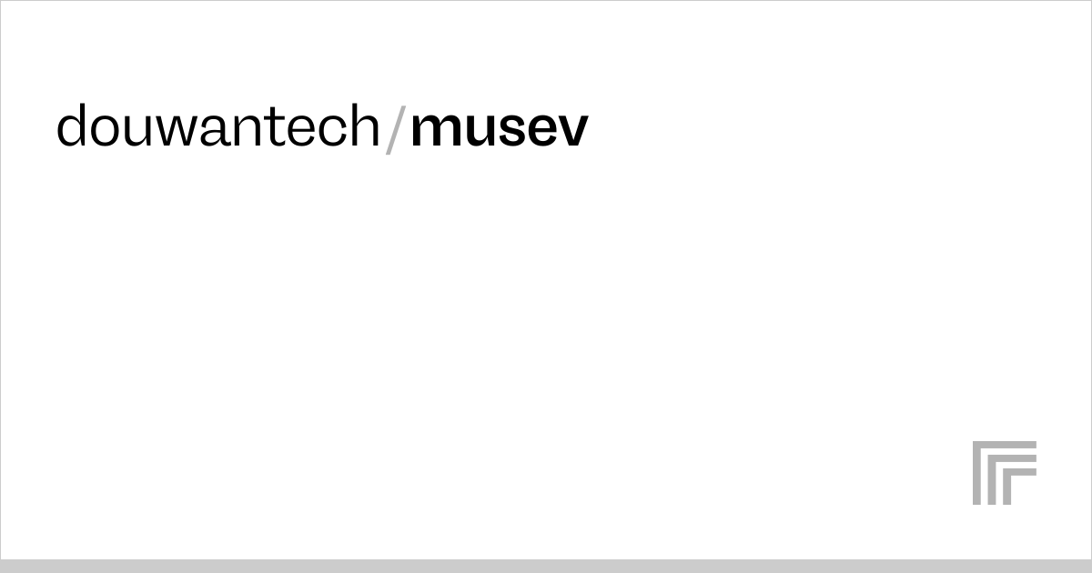 douwantech/musev | Run with an API on Replicate