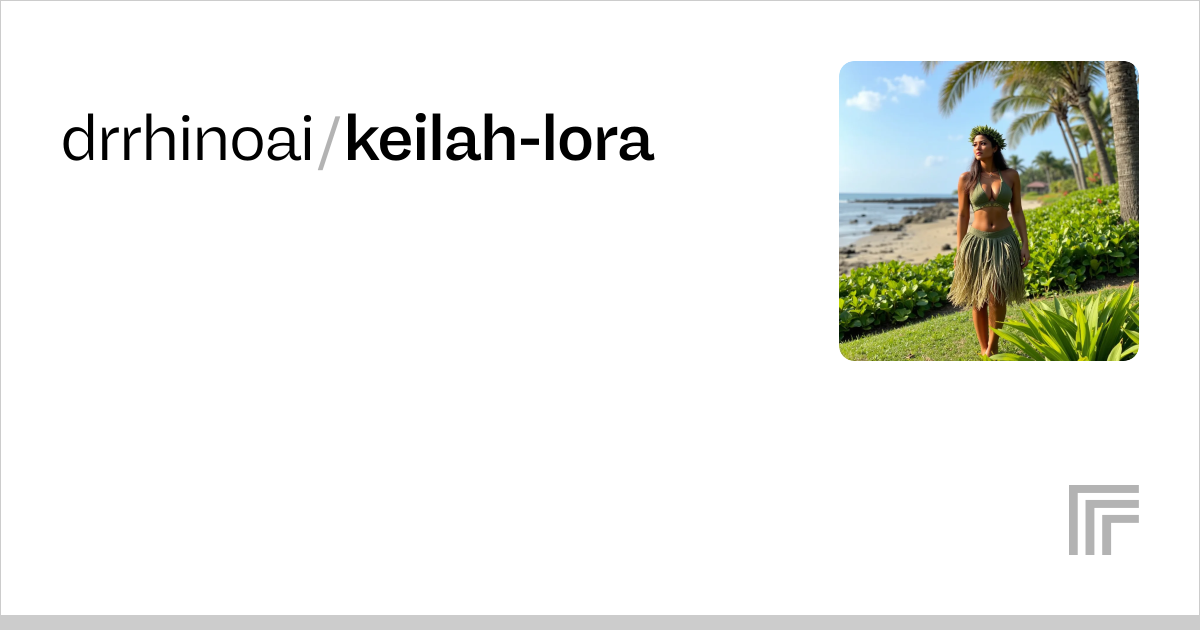 drrhinoai/keilah-lora | Run with an API on Replicate
