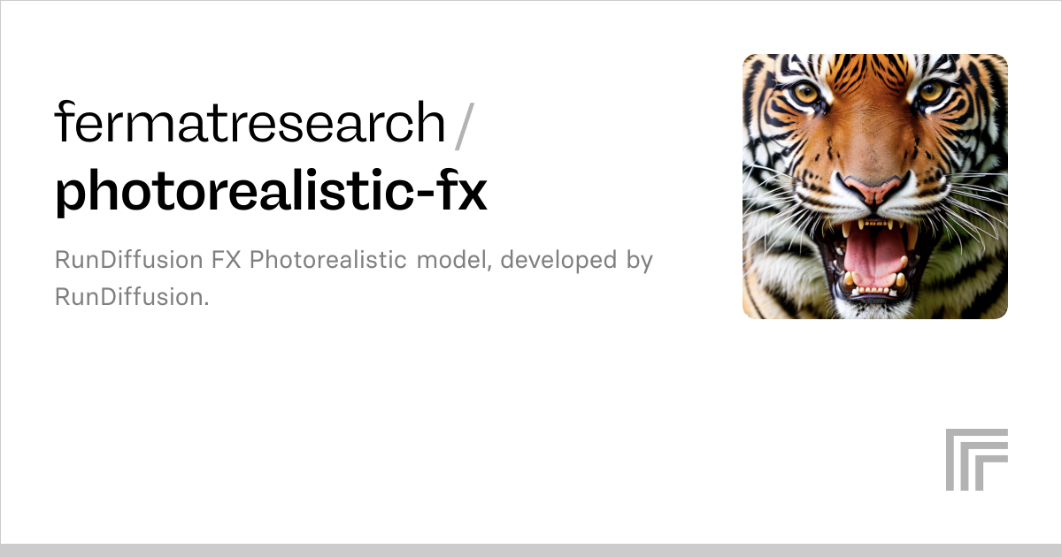 Examples – fermatresearch/photorealistic-fx | Replicate