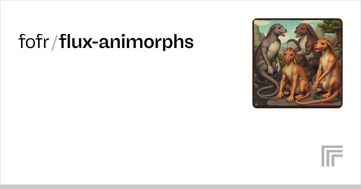 fofr/flux-animorphs | API reference
