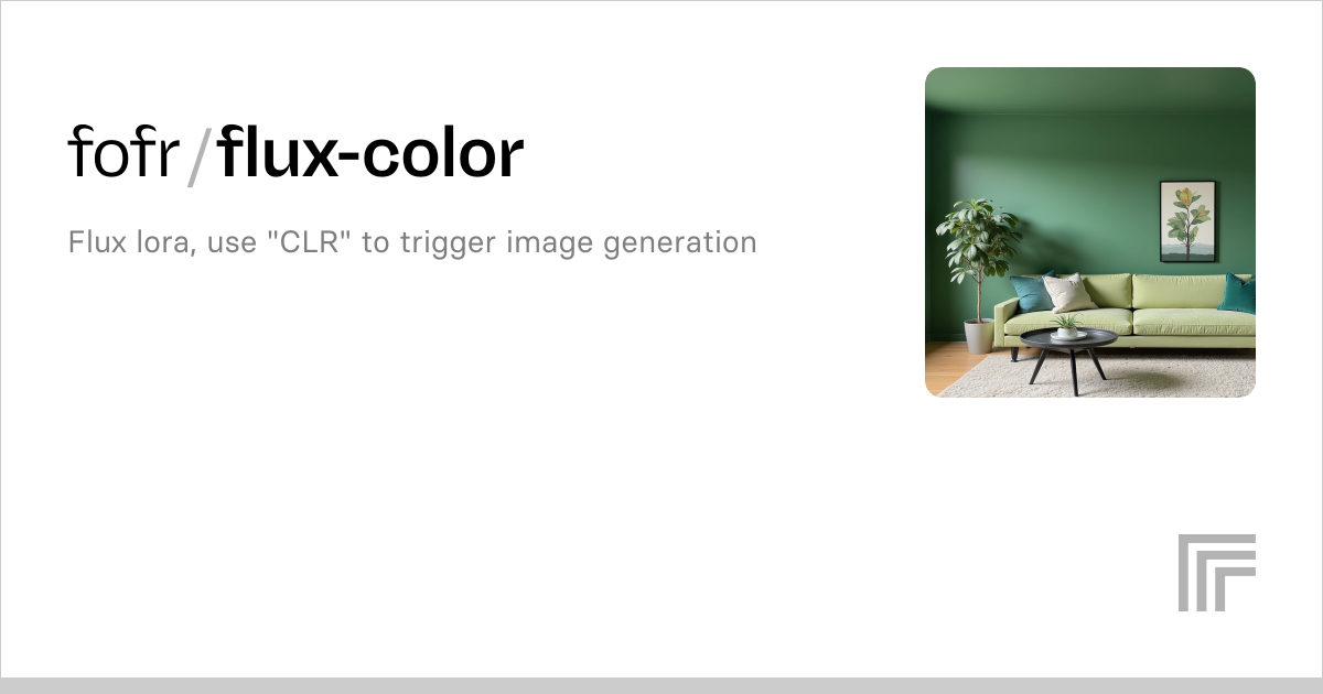 fofr/flux-color | Run with an API on Replicate