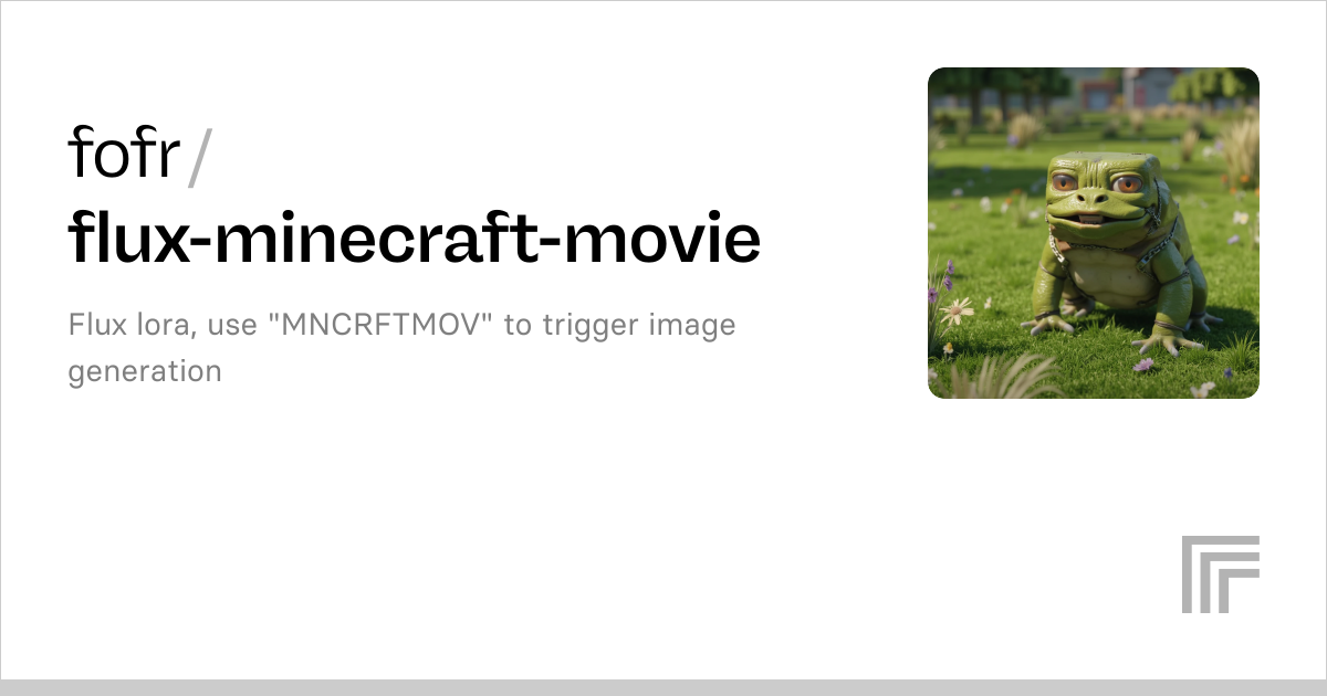 fofr/flux-minecraft-movie | Run with an API on Replicate
