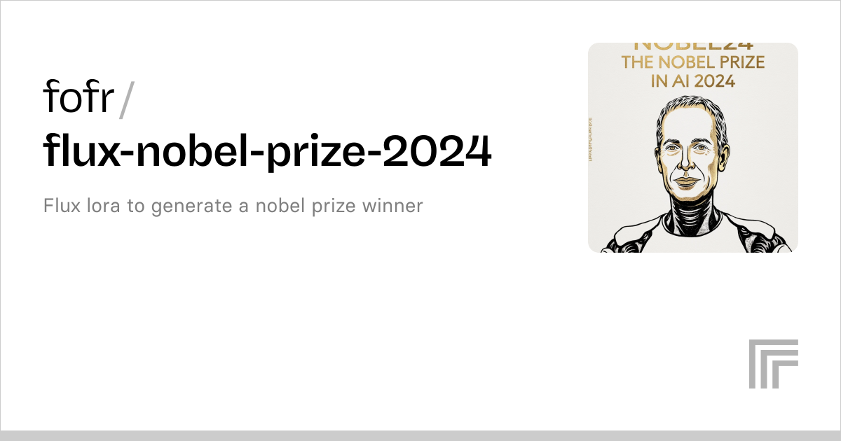 fofr/flux-nobel-prize-2024 | Run with an API on Replicate