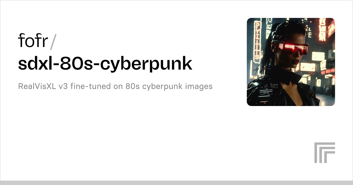 Examples – fofr/sdxl-80s-cyberpunk | Replicate