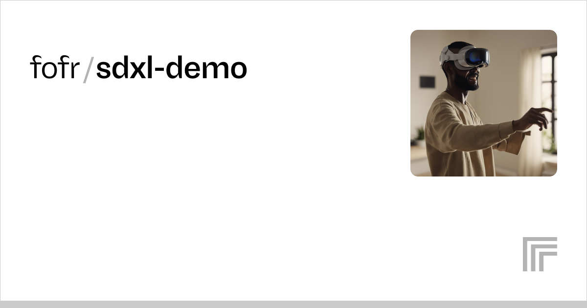 fofr/sdxl-demo | Run with an API on Replicate