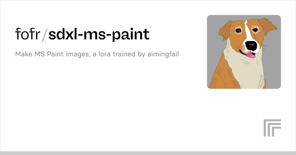 Examples – fofr/sdxl-ms-paint | Replicate