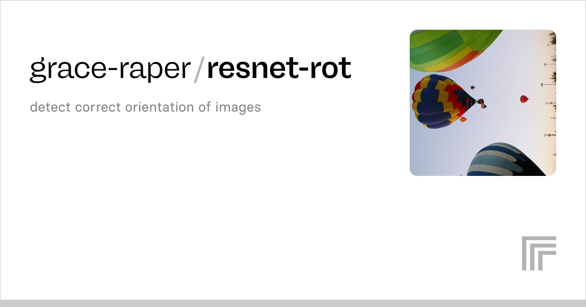 grace-raper/resnet-rot | Run with an API on Replicate