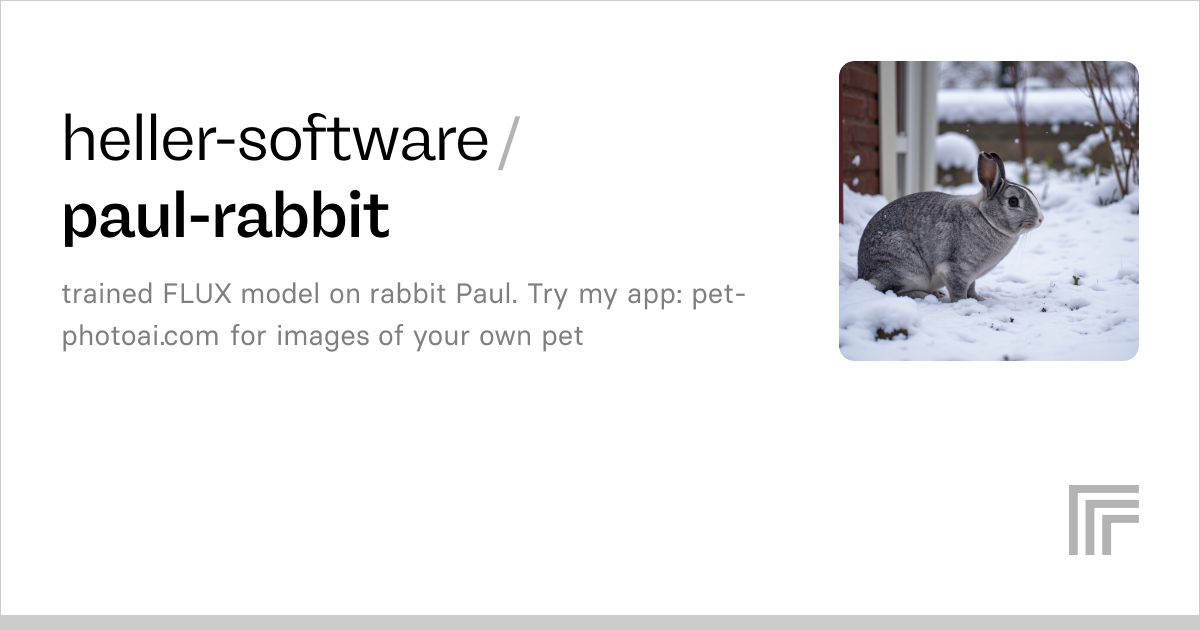 heller-software/paul-rabbit | Run with an API on Replicate