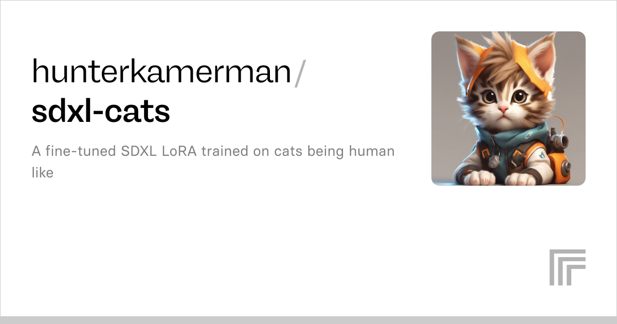 Examples – hunterkamerman/sdxl-cats | Replicate