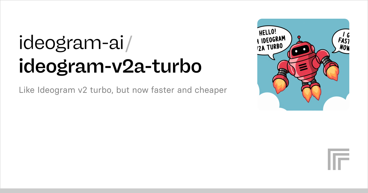 Ideogram V2a Turbo | Fast Text to Image API