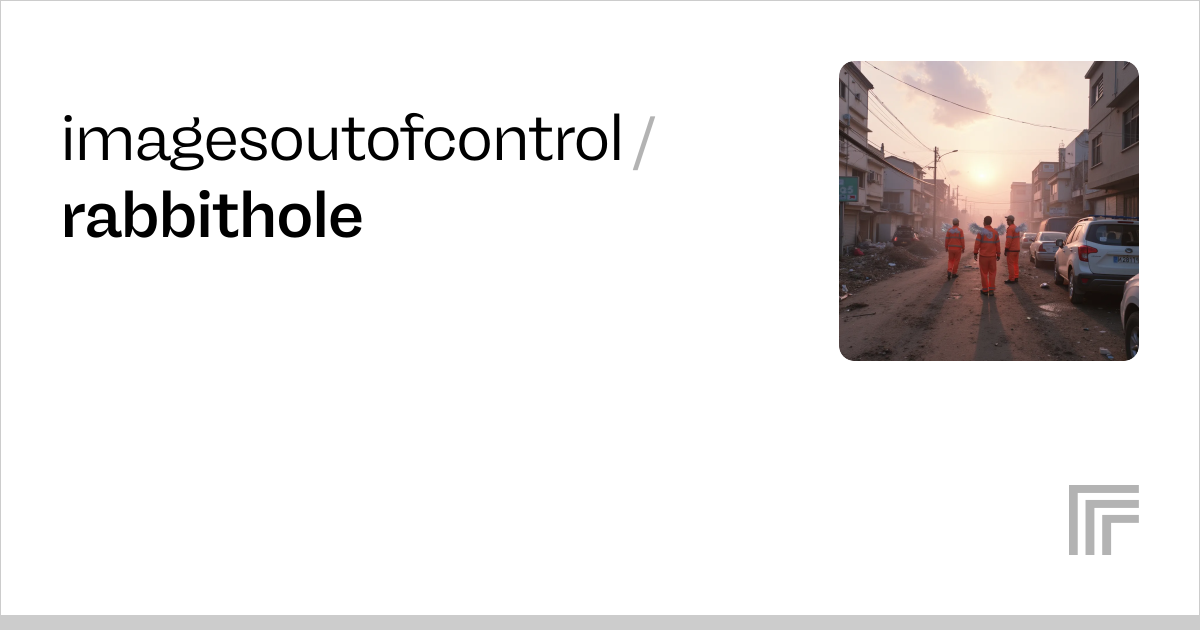 Examples – imagesoutofcontrol/rabbithole | Replicate