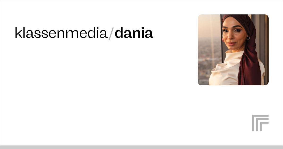 klassenmedia/dania | Run with an API on Replicate