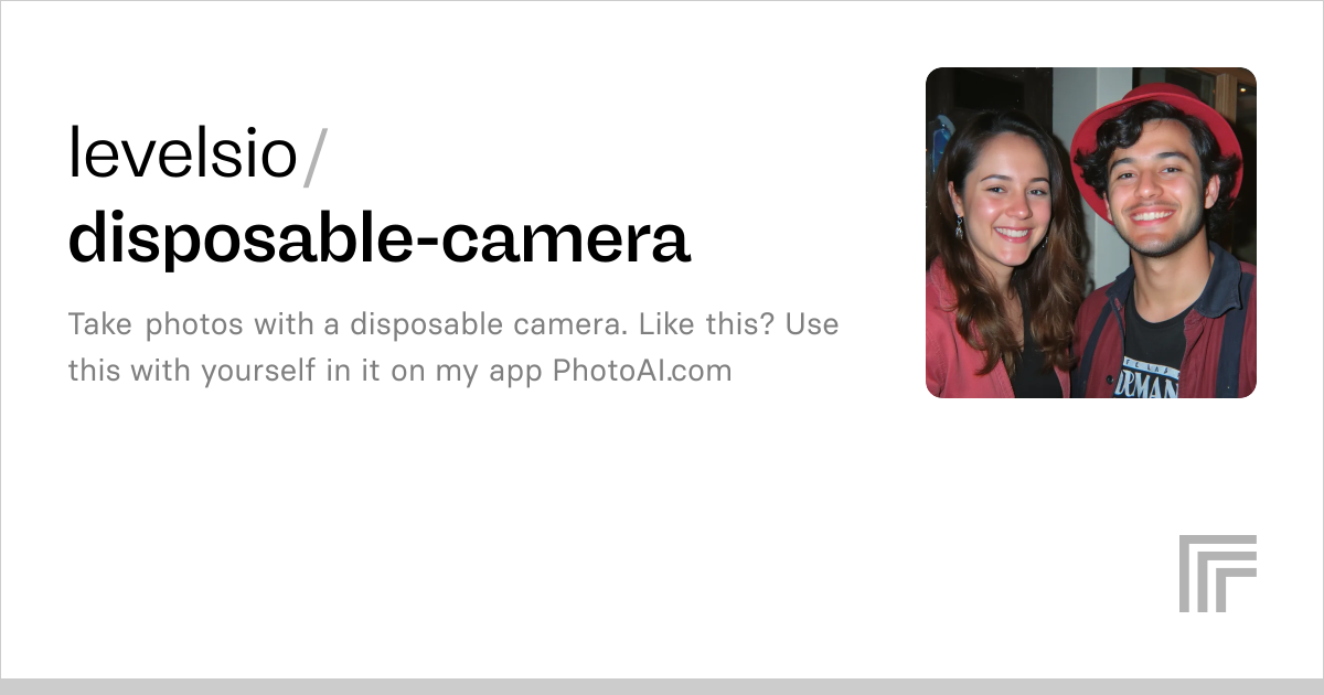 Examples – levelsio/disposable-camera | Replicate