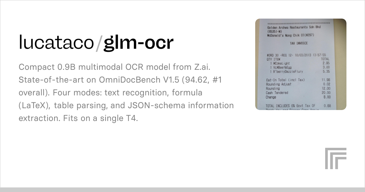 Examples – lucataco/glm-ocr | Replicate
