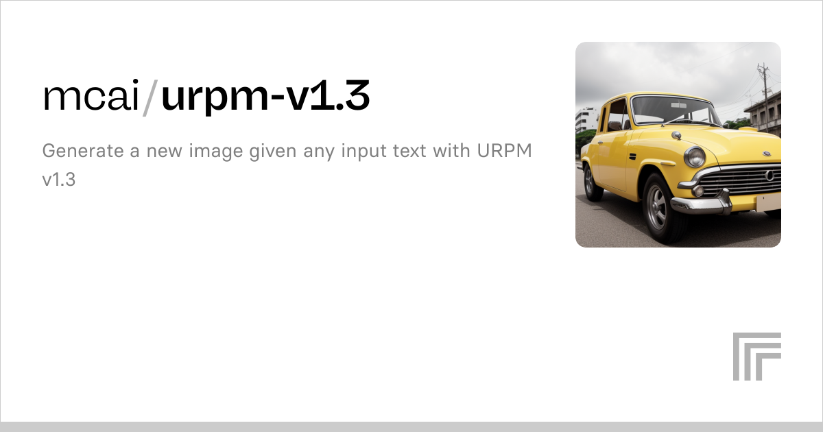 Examples – mcai/urpm-v1.3 | Replicate