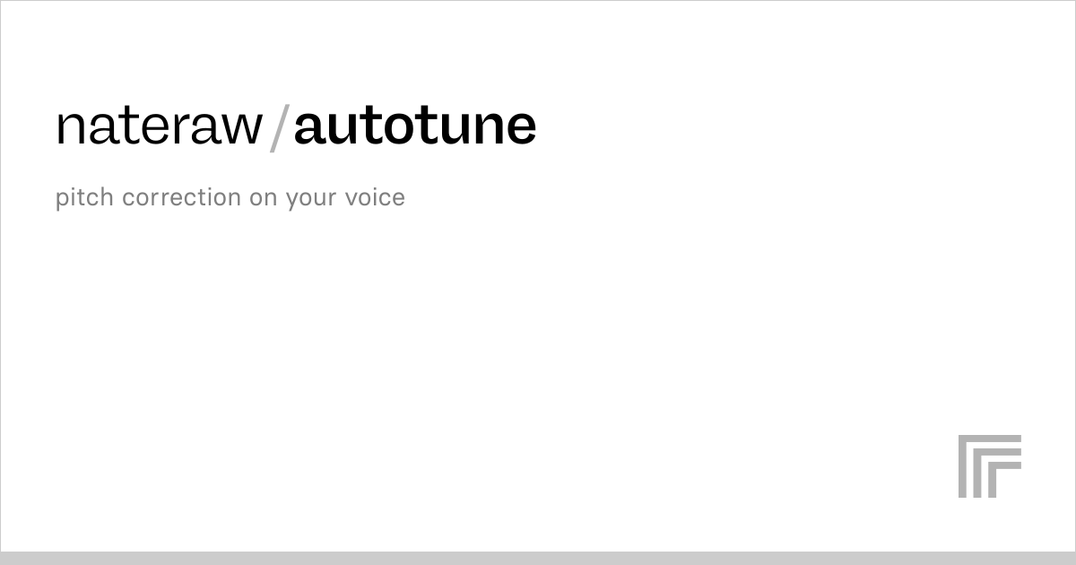 Nateraw Autotune Run With An Api On Replicate