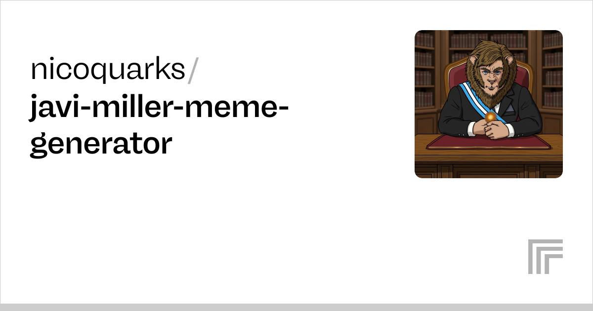 nicoquarks/javi-miller-meme-generator | Run with an API on Replicate