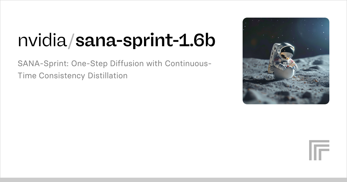 SANA-Sprint 1.6B | Fast Text to Image API