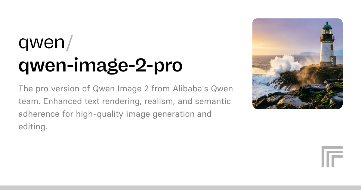 Qwen Image 2 Pro | Text to Image & Image Editing