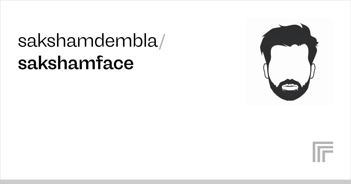 sakshamdembla/sakshamface | Run with an API on Replicate