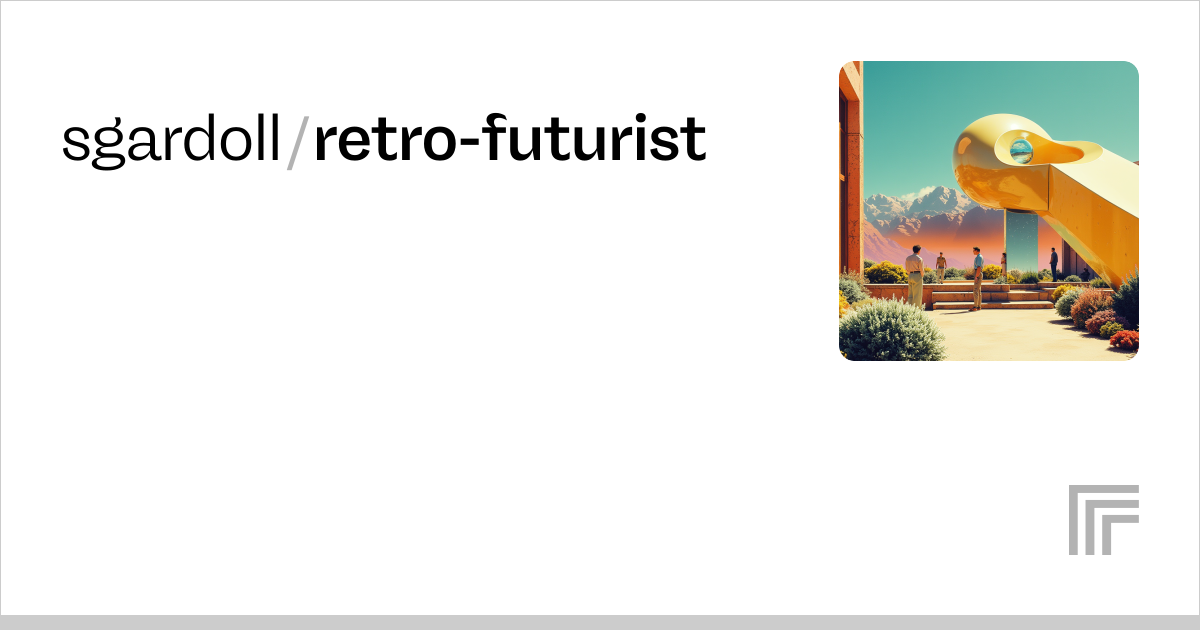 sgardoll/retro-futurist | Run with an API on Replicate