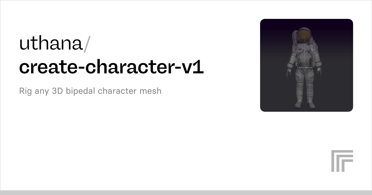 uthana/create-character-v1 | Run with an API on Replicate