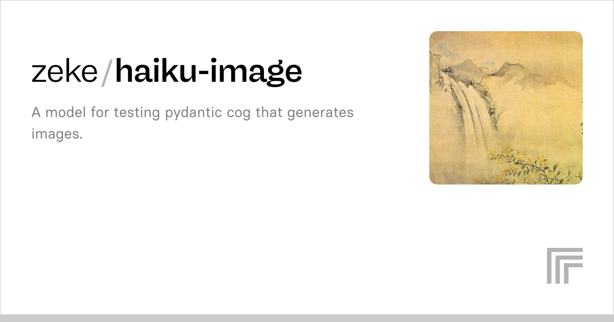 zeke/haiku-image | Run with an API on Replicate
